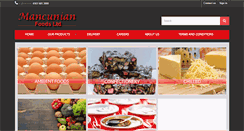 Desktop Screenshot of mancunianfoods.com